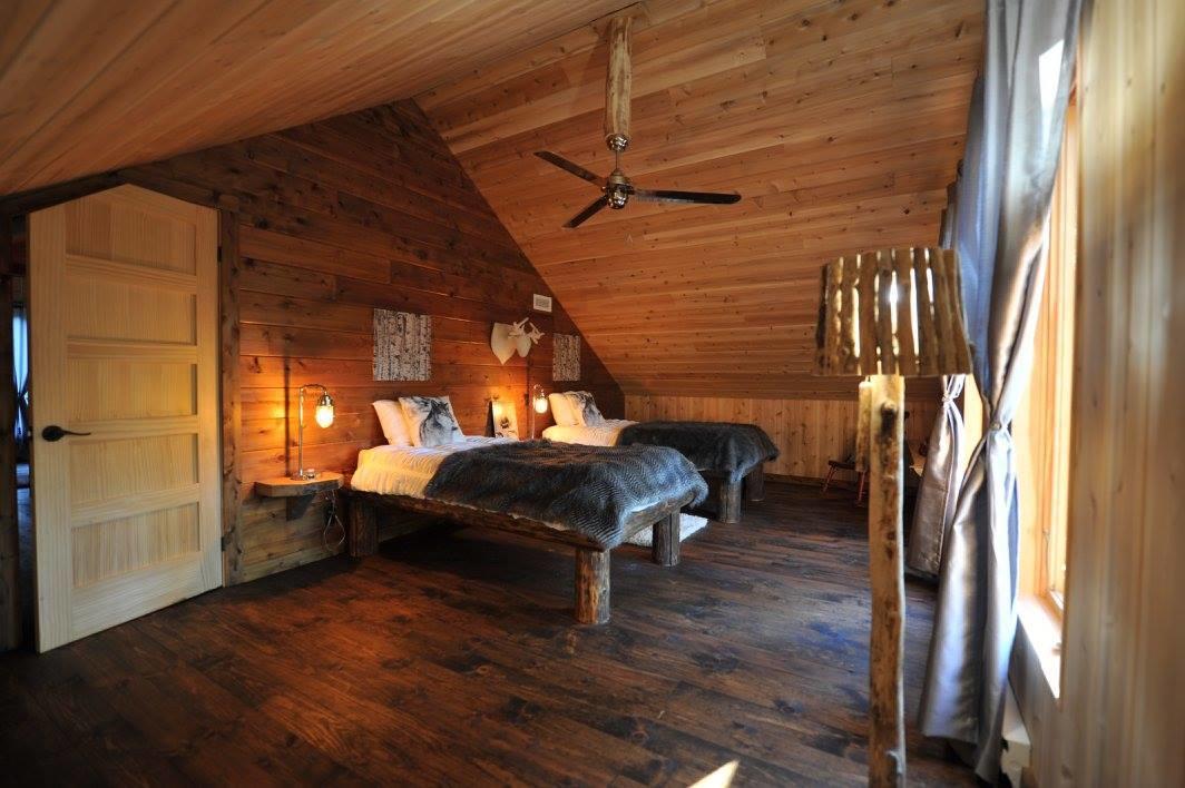 Les Bouleaux - Les Chalets Spa Canada La Malbaie Bagian luar foto