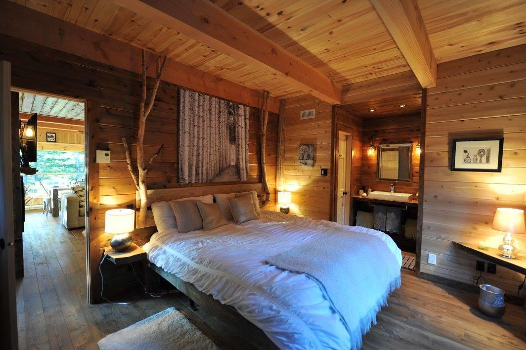 Les Bouleaux - Les Chalets Spa Canada La Malbaie Bagian luar foto