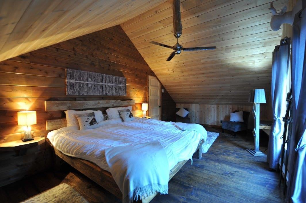 Les Bouleaux - Les Chalets Spa Canada La Malbaie Bagian luar foto