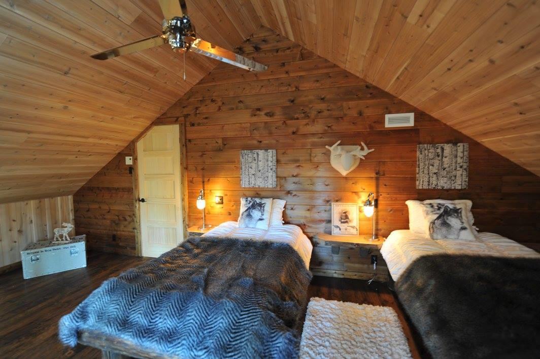 Les Bouleaux - Les Chalets Spa Canada La Malbaie Bagian luar foto