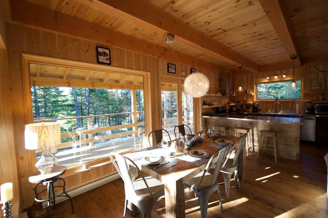 Les Bouleaux - Les Chalets Spa Canada La Malbaie Bagian luar foto