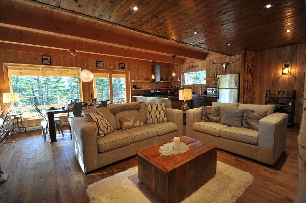 Les Bouleaux - Les Chalets Spa Canada La Malbaie Bagian luar foto