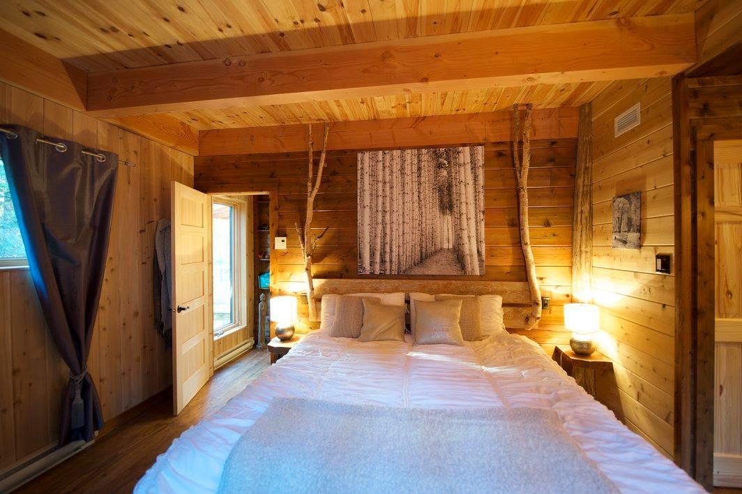 Les Bouleaux - Les Chalets Spa Canada La Malbaie Bagian luar foto