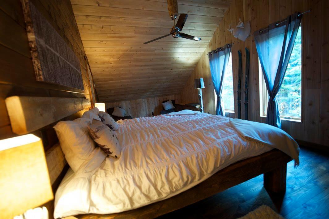 Les Bouleaux - Les Chalets Spa Canada La Malbaie Bagian luar foto
