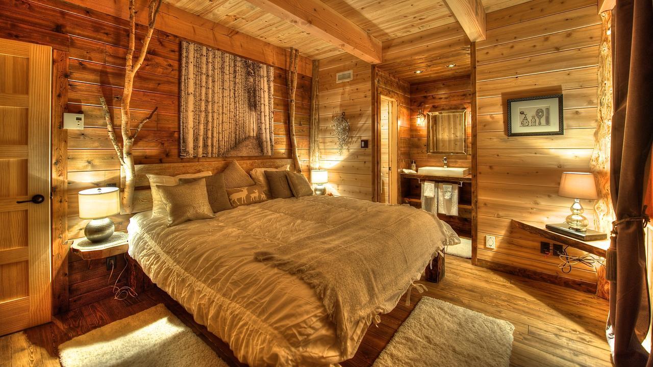 Les Bouleaux - Les Chalets Spa Canada La Malbaie Bagian luar foto