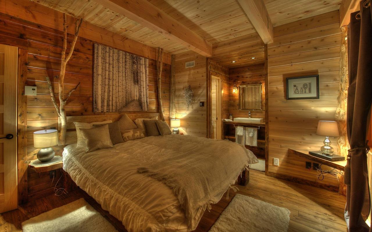 Les Bouleaux - Les Chalets Spa Canada La Malbaie Bagian luar foto