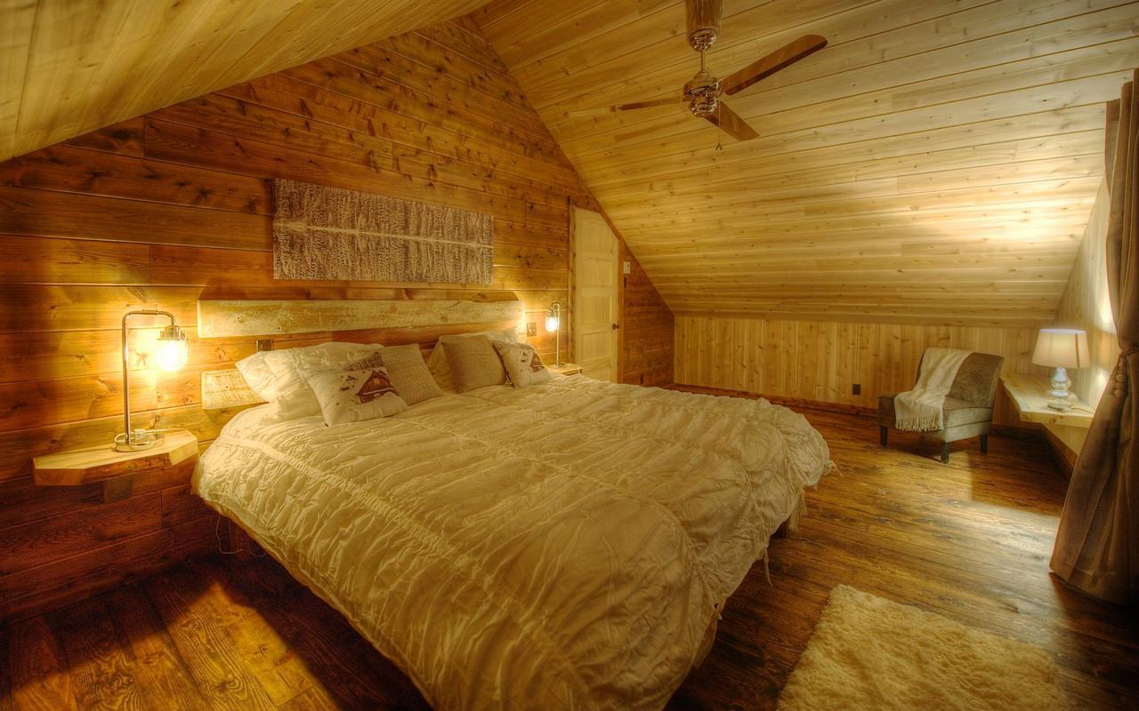 Les Bouleaux - Les Chalets Spa Canada La Malbaie Bagian luar foto